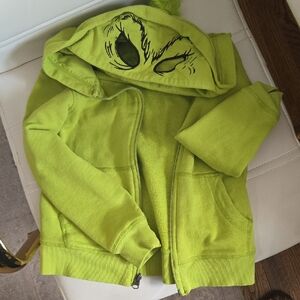 Hanna Andersson Grinch Character Hoodie 6-7